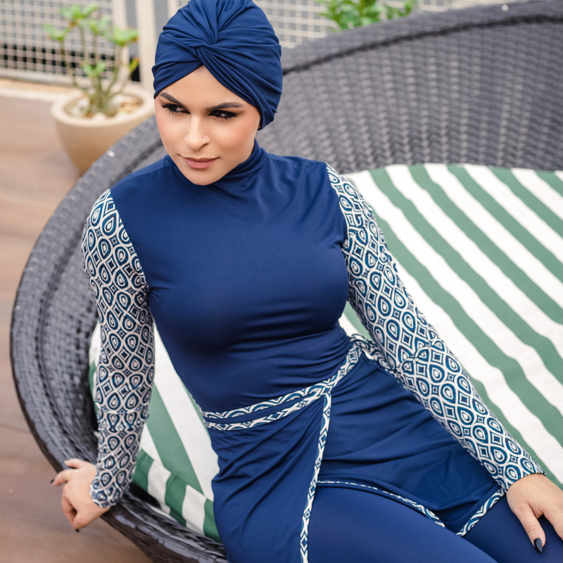 BURKINI PISCINA AQUÁTICO PARA MULHERES ÁRABES