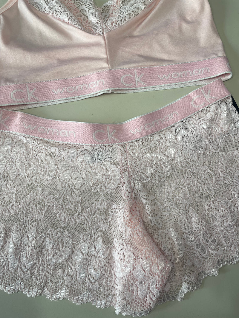 CONJUNTO LINGERIE CALVIN KLEIN SHORTS