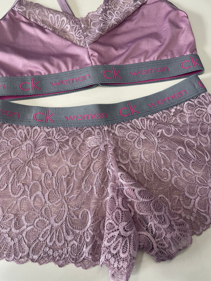 CONJUNTO LINGERIE CALVIN KLEIN SHORTS