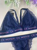 CONJUNTO LINGERIE CALVIN KLEIN TANGA